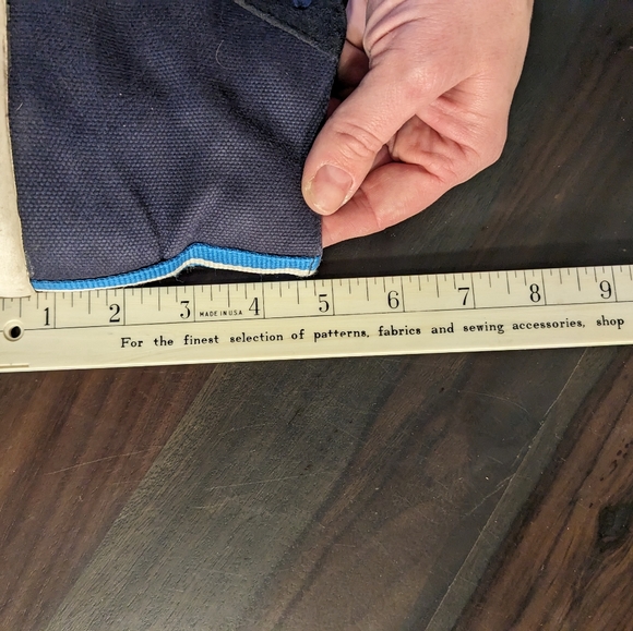 Mini Boden Canvas Suede High Top Sneakers Blue Neon Details Euro 37 US 5 - Picture 12 of 15